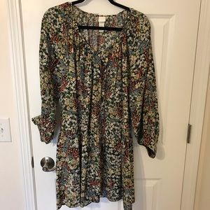 H&M Floral Shift Dress - size small